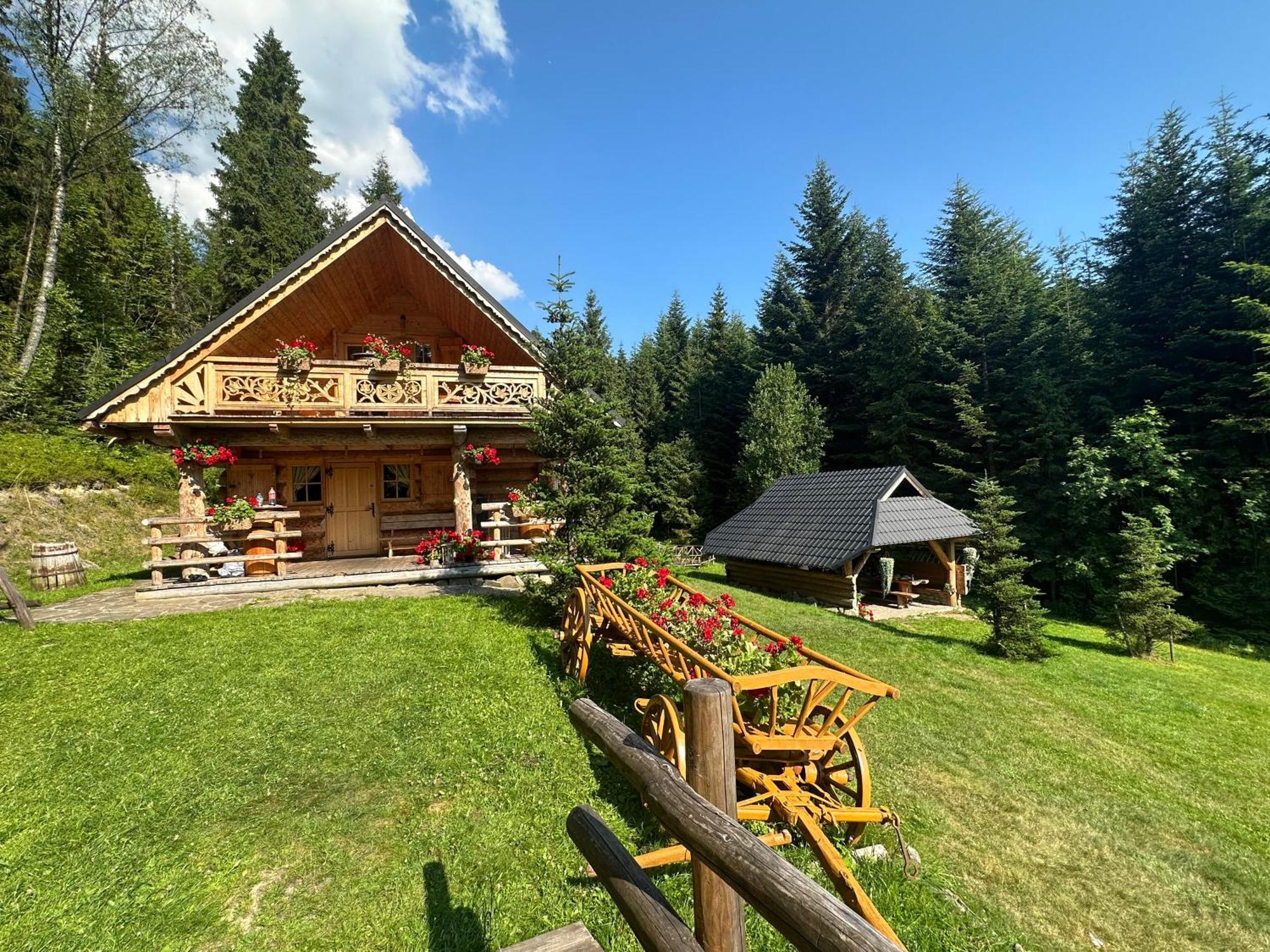 Lesna Bacowka Villa Nowy Targ Bagian luar foto