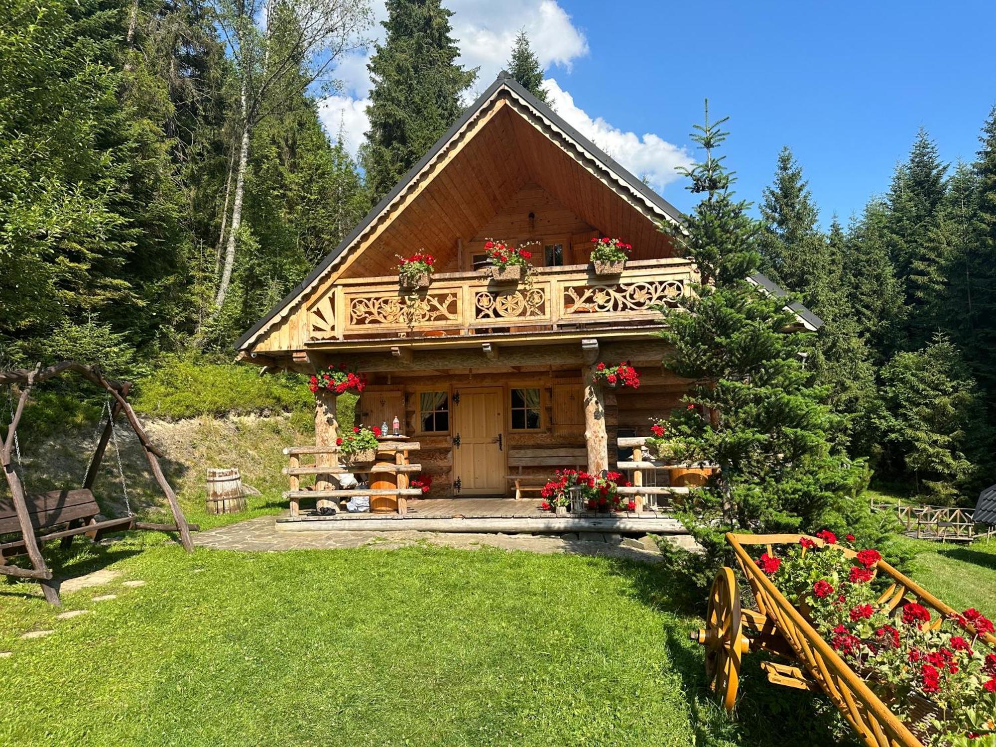 Lesna Bacowka Villa Nowy Targ Bagian luar foto